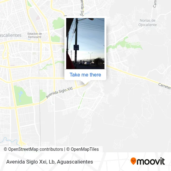 Avenida Siglo Xxi, Lb map