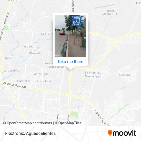 Mapa de Flextronix