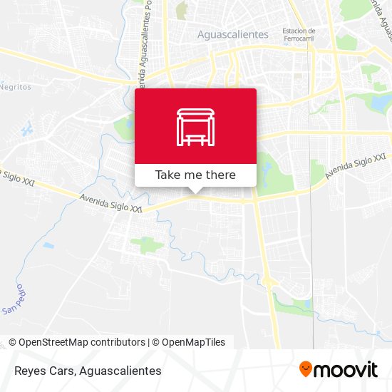 Reyes Cars map