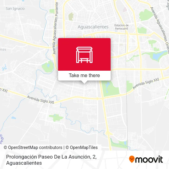 Mapa de Prolongación Paseo De La Asunción, 2