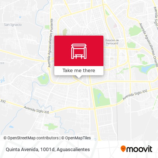 Mapa de Quinta Avenida, 1001d