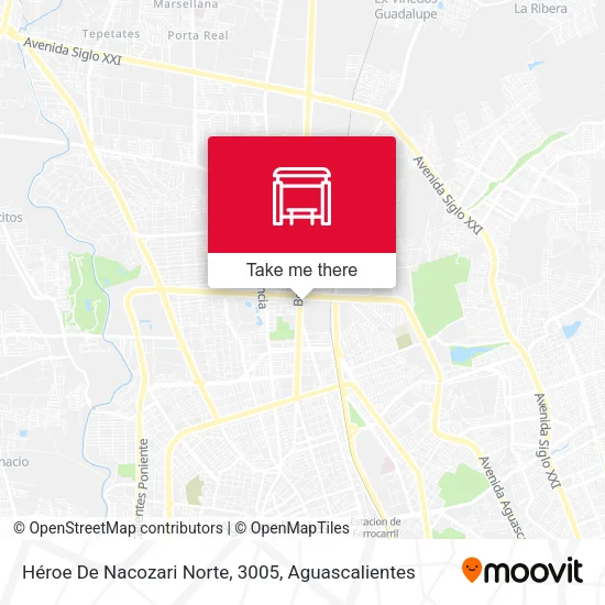 Mapa de Héroe De Nacozari Norte, 3005