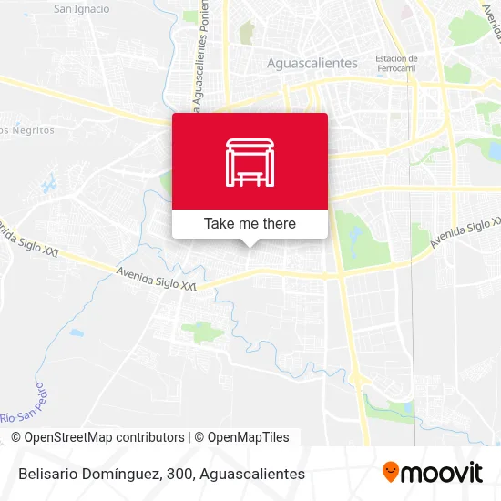 Belisario Domínguez, 300 map