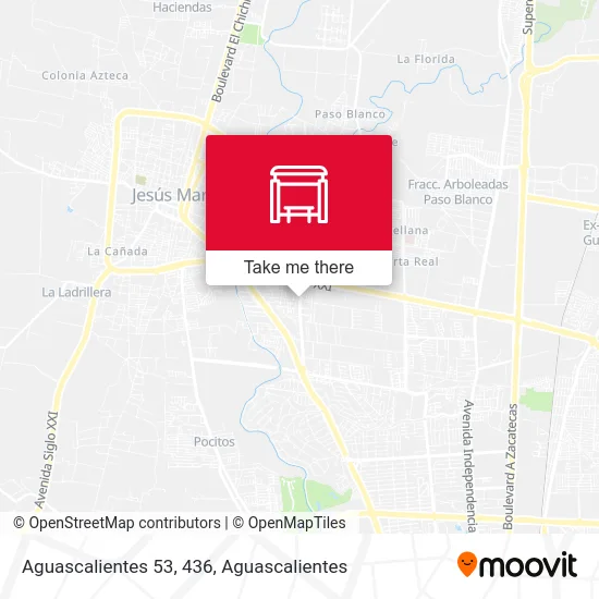 Mapa de Aguascalientes 53, 436
