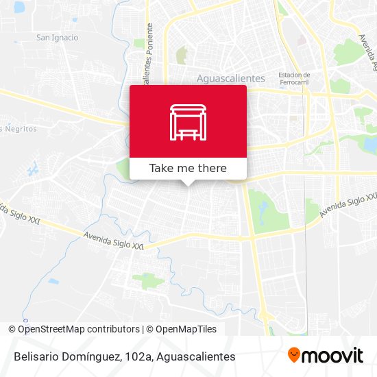 Belisario Domínguez, 102a map