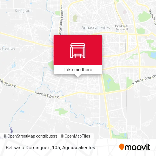 Belisario Domínguez, 105 map