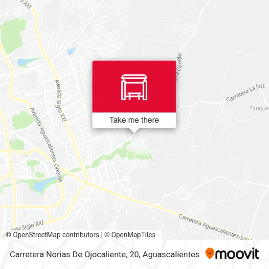 Mapa de Carretera Norias De Ojocaliente, 20