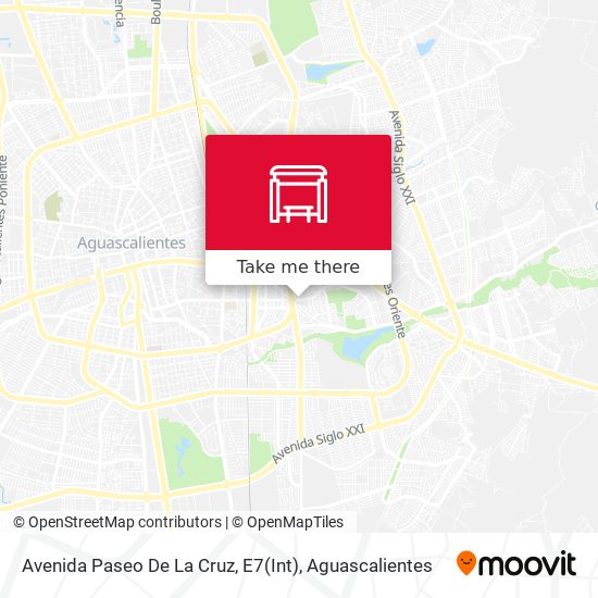 Avenida Paseo De La Cruz, E7(Int) map