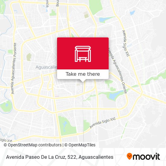 Mapa de Avenida Paseo De La Cruz, 522