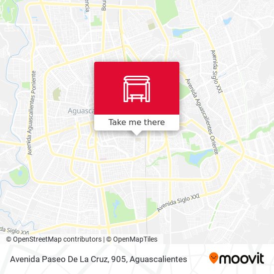 Avenida Paseo De La Cruz, 905 map
