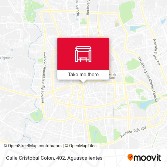 Mapa de Calle Cristobal Colon, 402