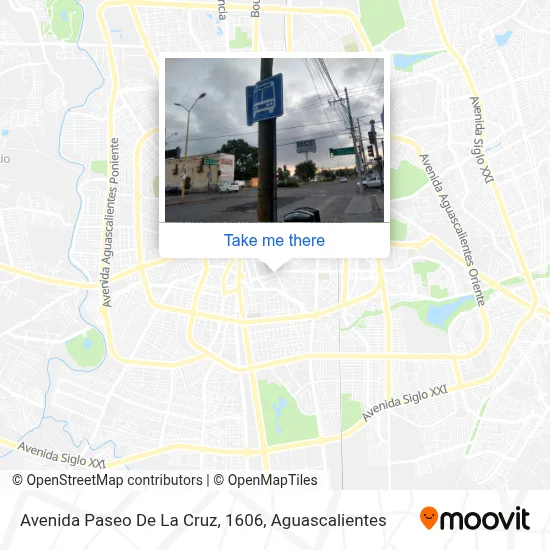 Avenida Paseo De La Cruz, 1606 map