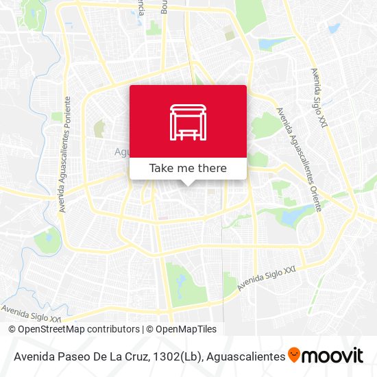 Mapa de Avenida Paseo De La Cruz, 1302(Lb)