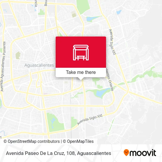 Avenida Paseo De La Cruz, 108 map