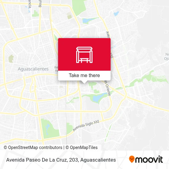 Avenida Paseo De La Cruz, 203 map