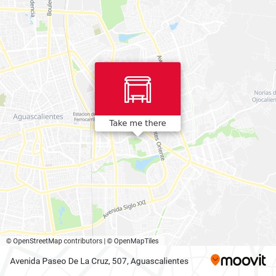 Mapa de Avenida Paseo De La Cruz, 507