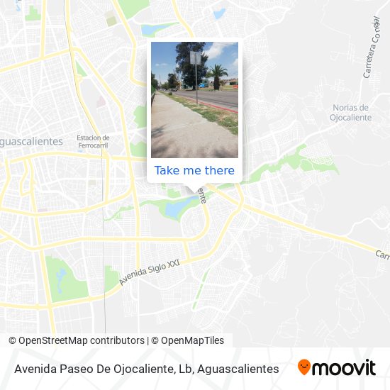 Avenida Paseo De Ojocaliente, Lb map