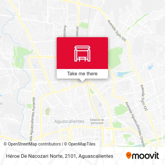 Mapa de Héroe De Nacozari Norte, 2101