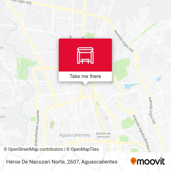 Mapa de Héroe De Nacozari Norte, 2607