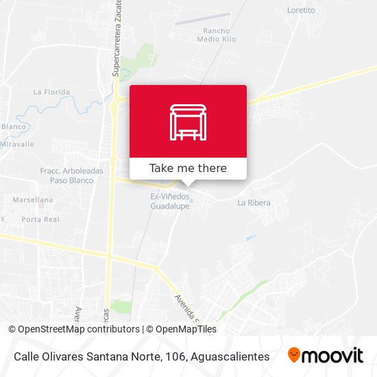 Calle Olivares Santana Norte, 106 map