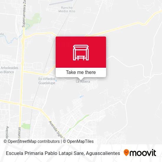 Mapa de Escuela Primaria Pablo Latapi Sare