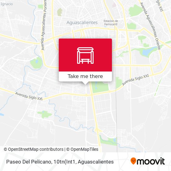 Paseo Del Pelícano, 10tn map