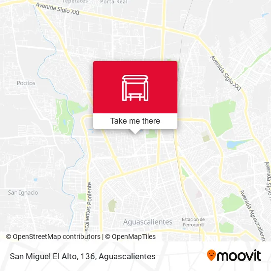 Mapa de San Miguel El Alto, 136