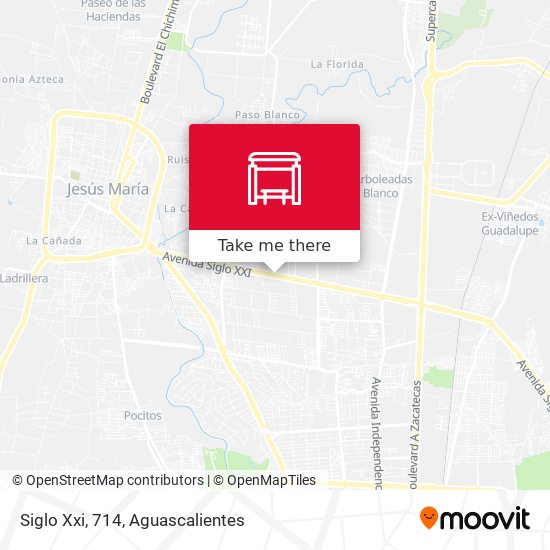 Mapa de Siglo Xxi, 714