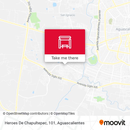 Heroes De Chapultepec, 101 map