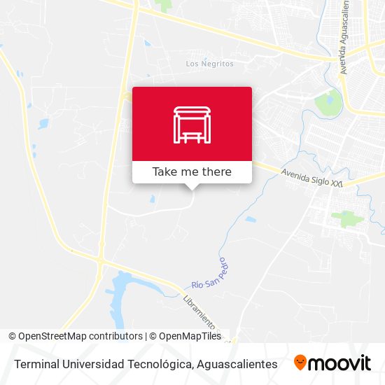 Terminal Universidad Tecnológica map