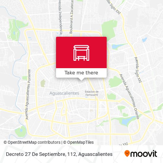 Mapa de Decreto 27 De Septiembre, 112