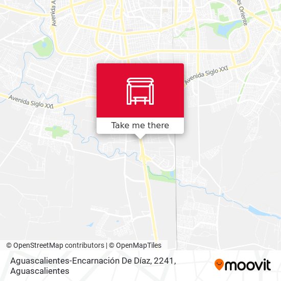 Aguascalientes-Encarnación De Díaz, 2241 map