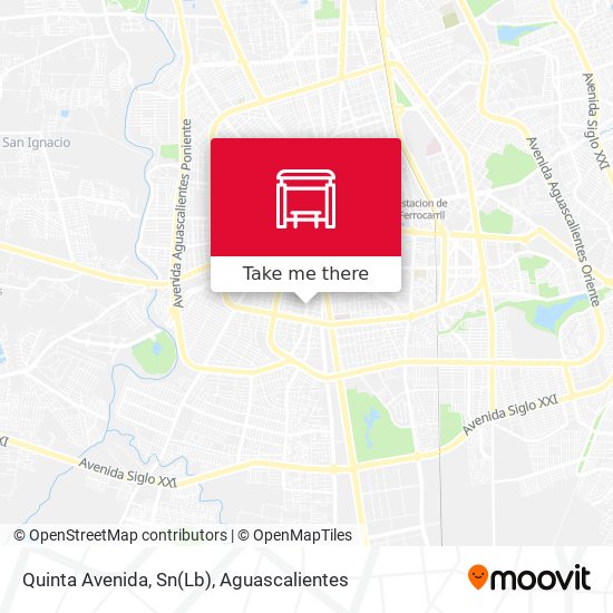 Mapa de Quinta Avenida, Sn(Lb)