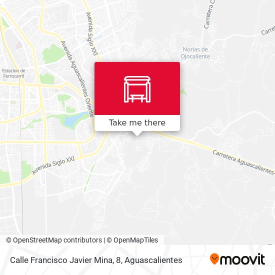 Calle Francisco Javier Mina, 8 map
