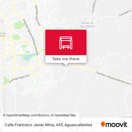 Calle Francisco Javier Mina, 445 map