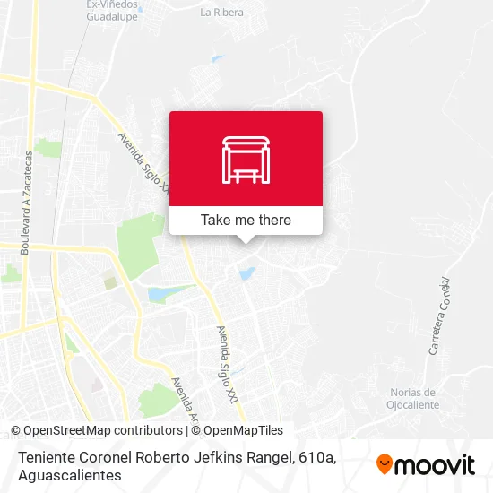 Mapa de Teniente Coronel Roberto Jefkins Rangel, 610a
