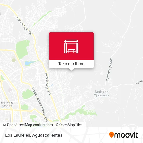 Los Laureles map