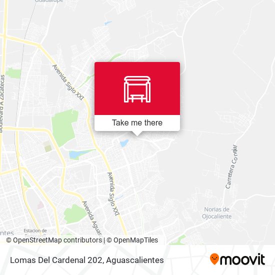 Lomas Del Cardenal 202 map