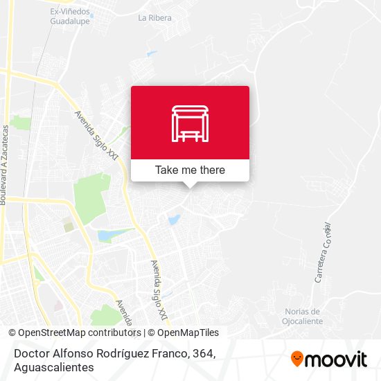 Doctor Alfonso Rodríguez Franco, 364 map