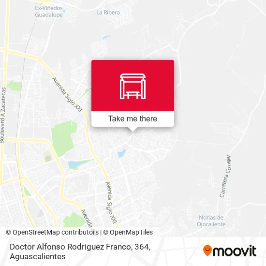 Mapa de Doctor Alfonso Rodríguez Franco, 364