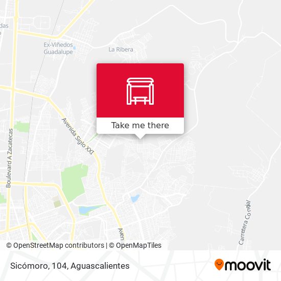 Sicómoro, 104 map