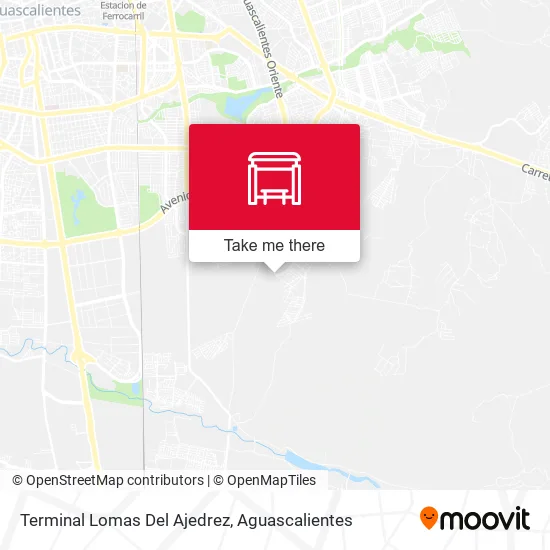 Terminal Lomas Del Ajedrez map