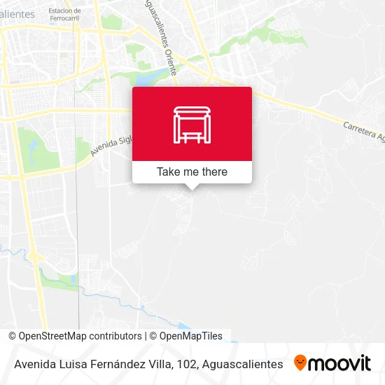 Mapa de Avenida Luisa Fernández Villa, 102