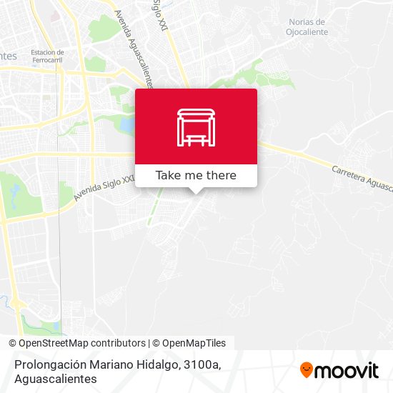 Prolongación Mariano Hidalgo, 3100a map