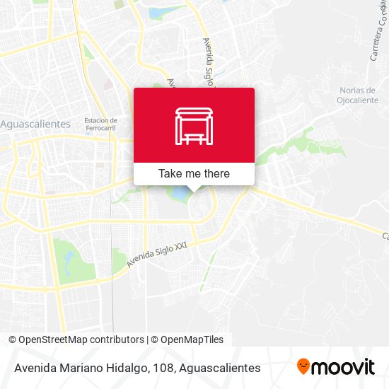 Avenida Mariano Hidalgo, 108 map