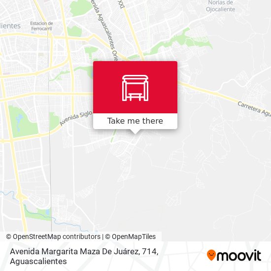 Avenida Margarita Maza De Juárez, 714 map