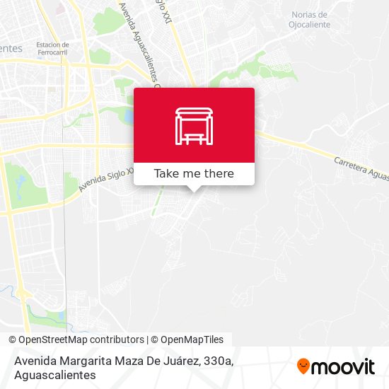 Mapa de Avenida Margarita Maza De Juárez, 330a