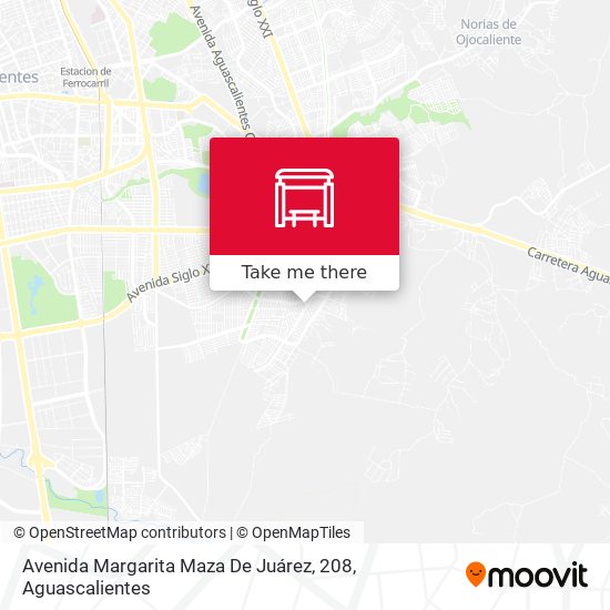 Mapa de Avenida Margarita Maza De Juárez, 208