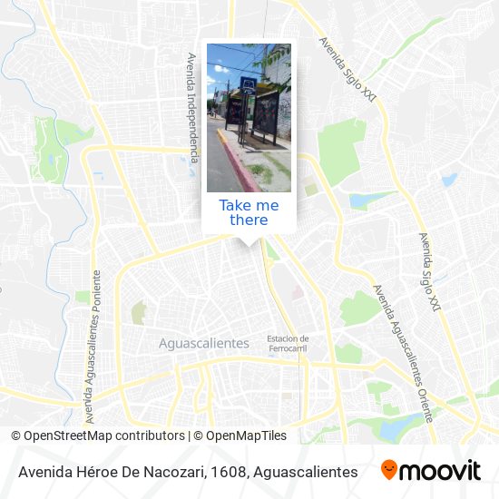 Avenida Héroe De Nacozari, 1608 map