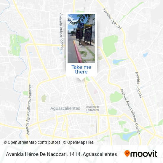 Avenida Héroe De Nacozari, 1414 map